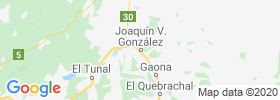 Joaquin V. Gonzalez map